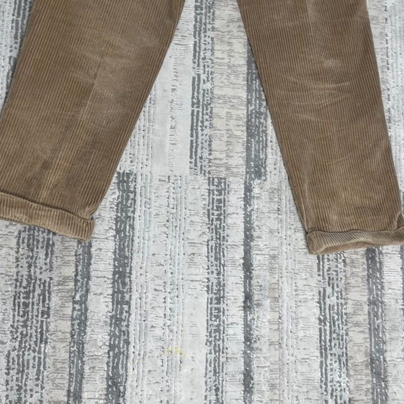 Vintage Bill Robinson Sons Brown Corduroy Pleated Relaxed Fit Mens Pants 32 x 30 - Picture 7 of 12